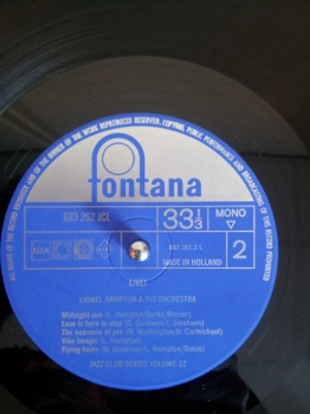 Lionel Hampton - Live! (683 262 JCL)