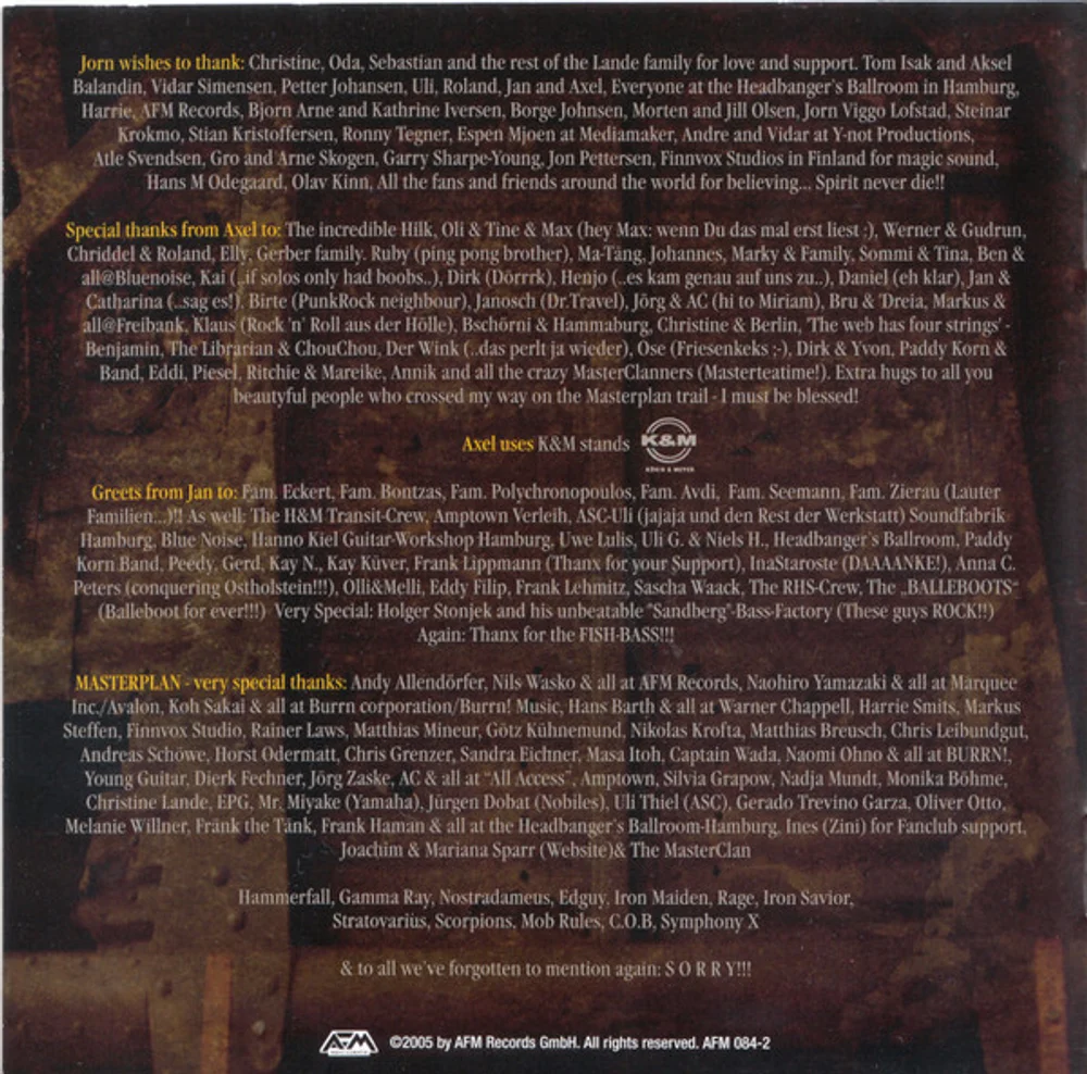 Masterplan (2) - Aeronautics (AFM 084-2)