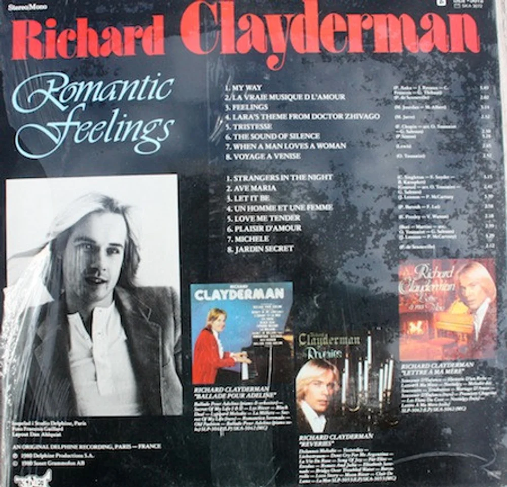 Richard Clayderman - Romantic Feelings (SLP-3072)