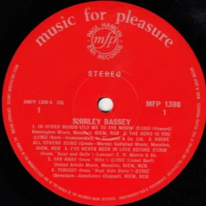 Shirley Bassey - The Fabulous Shirley Bassey (MFP 1398)
