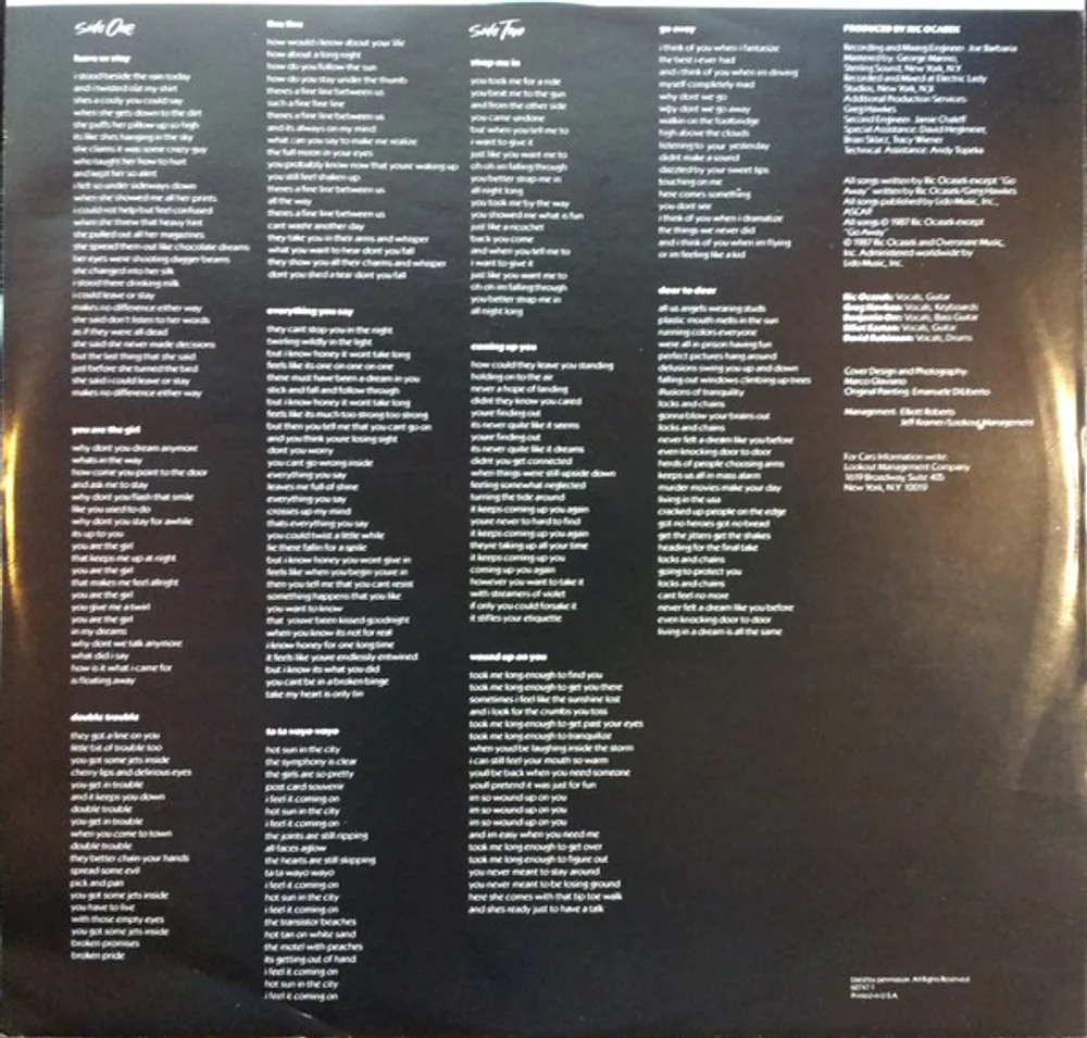 The Cars - Door To Door (60747-1)