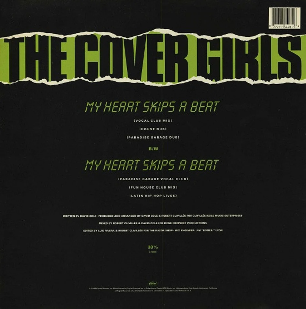 The Cover Girls - My Heart Skips A Beat (V-15498)