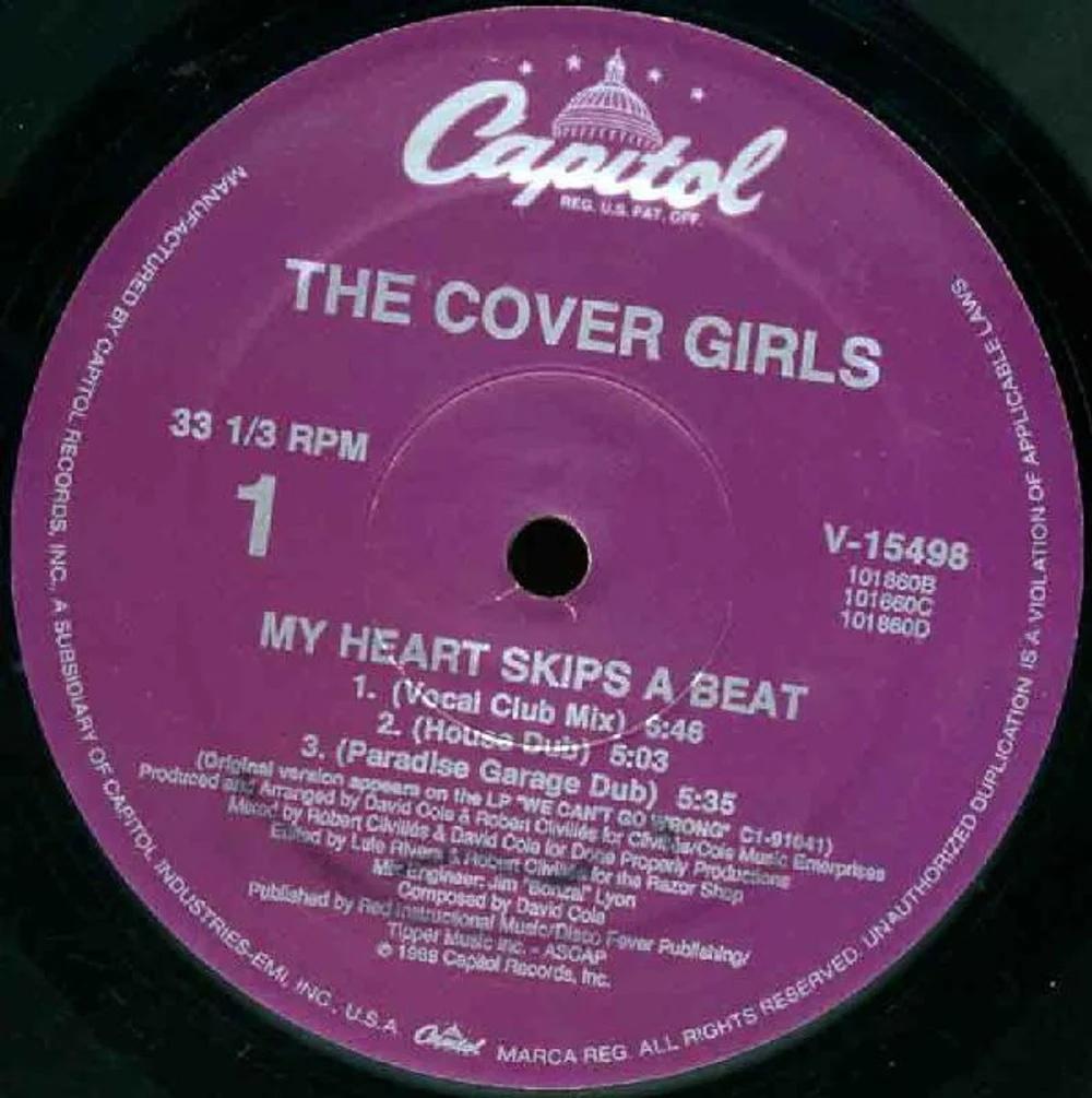 The Cover Girls - My Heart Skips A Beat (V-15498)