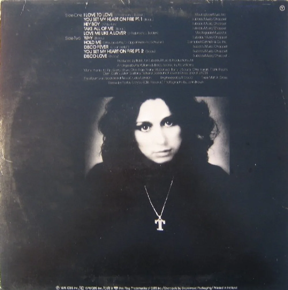 Tina Charles - I Love To Love (CBS 81290)