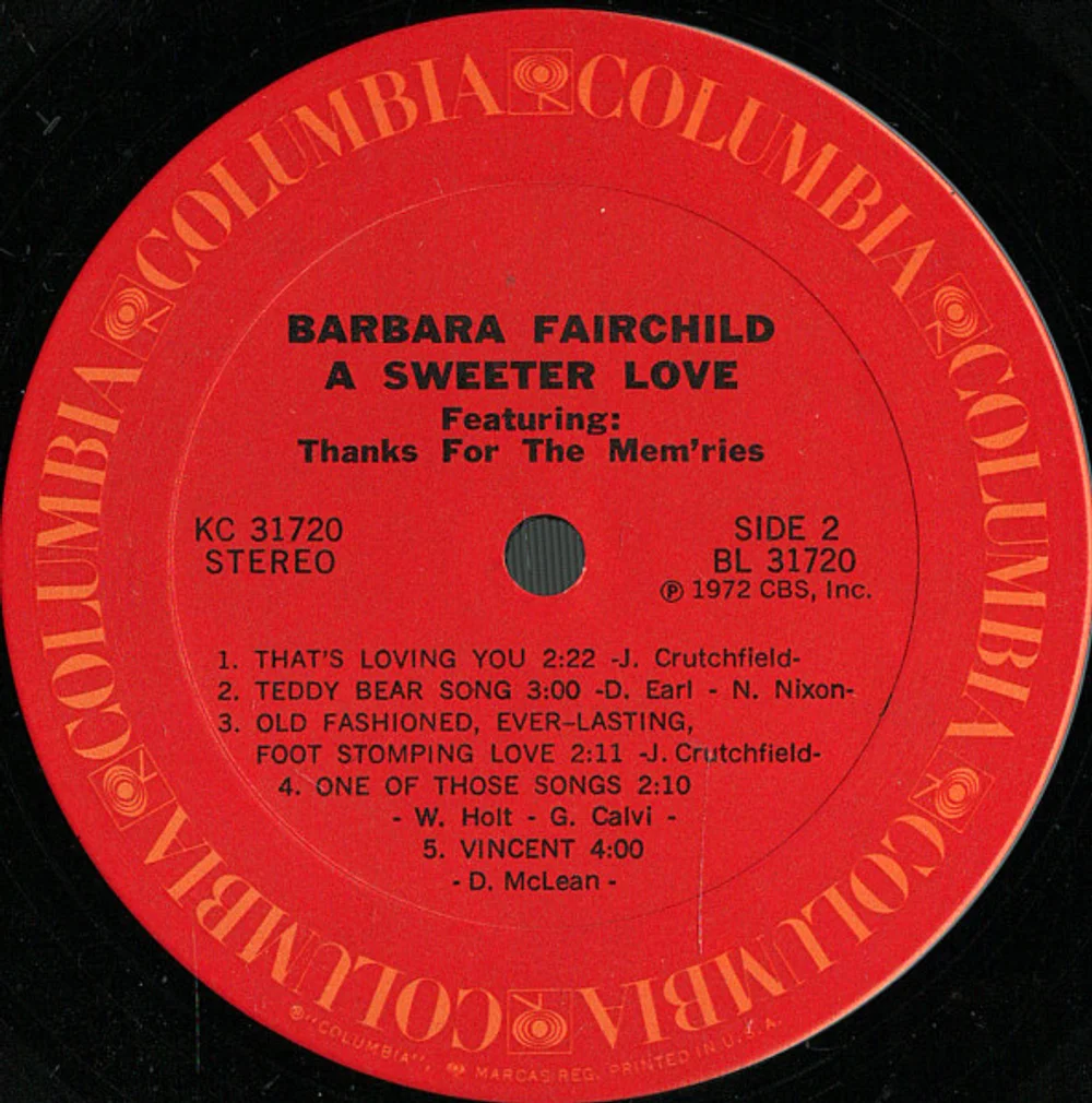 Barbara Fairchild - A Sweeter Love (KC 31720)
