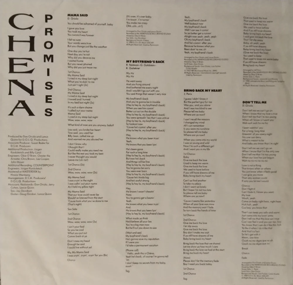 Chena - Promises (FC 44426)