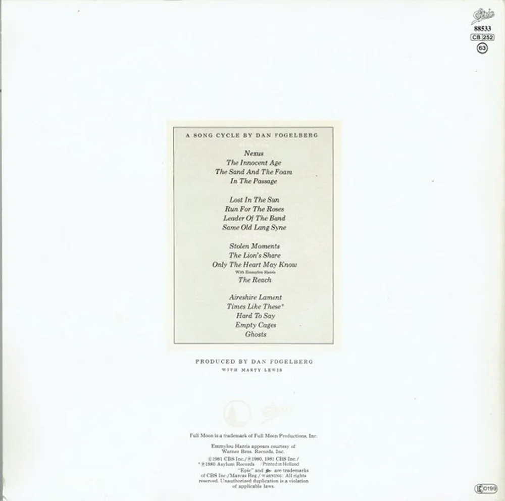 Dan Fogelberg - The Innocent Age (EPC 88533)