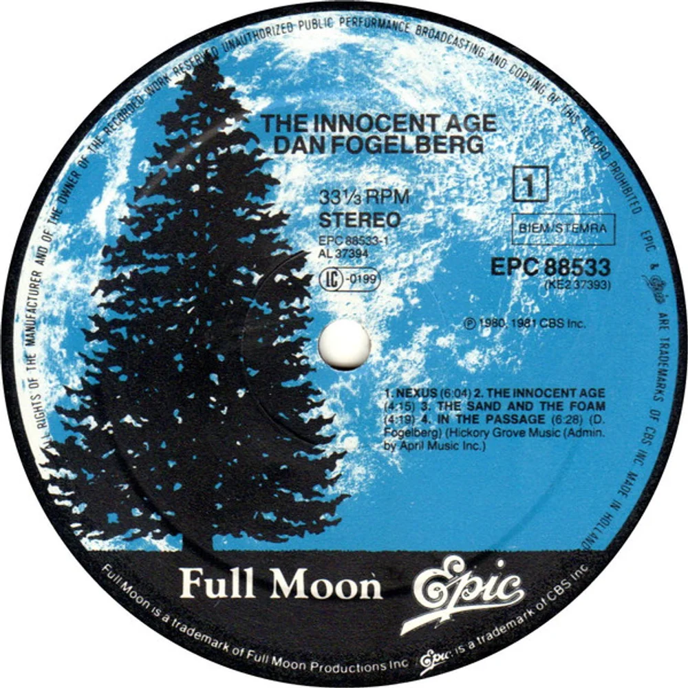 Dan Fogelberg - The Innocent Age (EPC 88533)