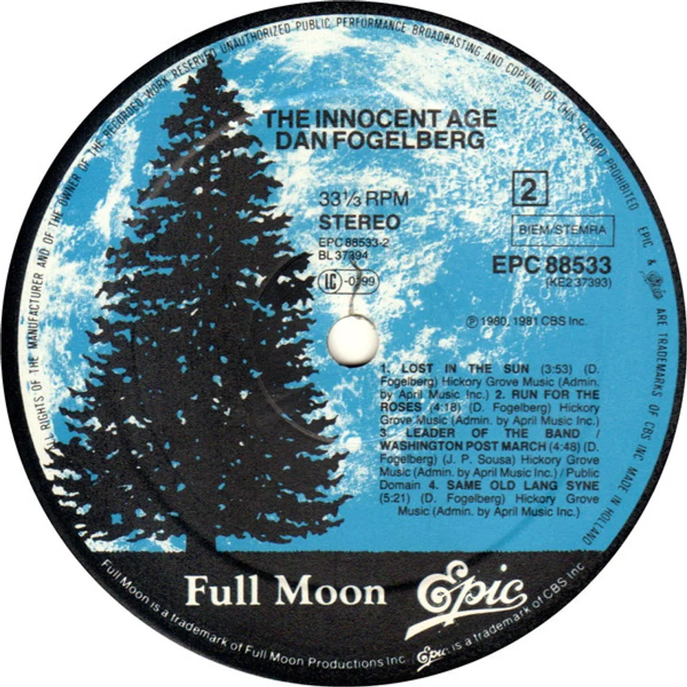 Dan Fogelberg - The Innocent Age (EPC 88533)