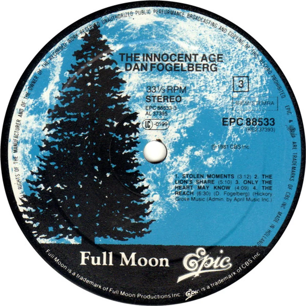 Dan Fogelberg - The Innocent Age (EPC 88533)