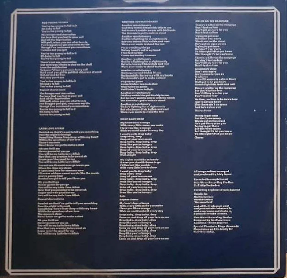 Eddy Grant - Killer On The Rampage (PRT 25299)