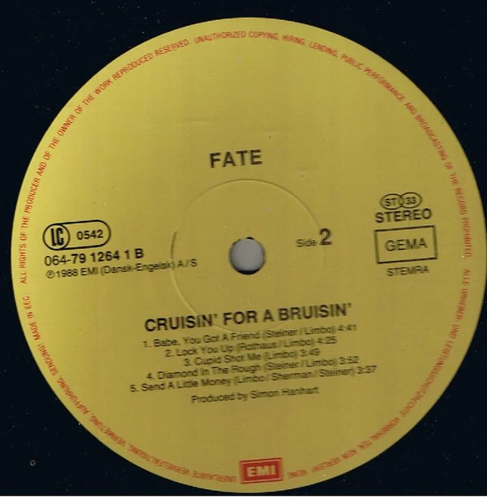 Fate (5) - Cruisin' For A Bruisin' (1C 064 7 91264 1)