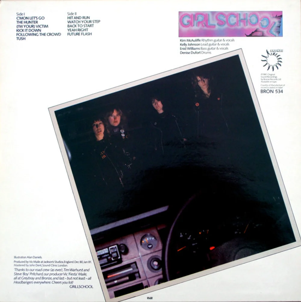 Girlschool - Hit And Run (BRON 534)