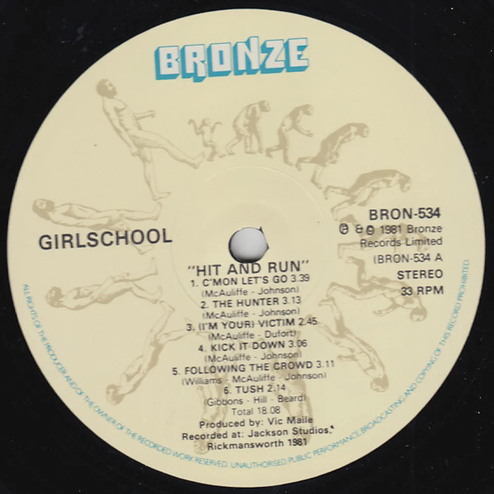 Girlschool - Hit And Run (BRON 534)