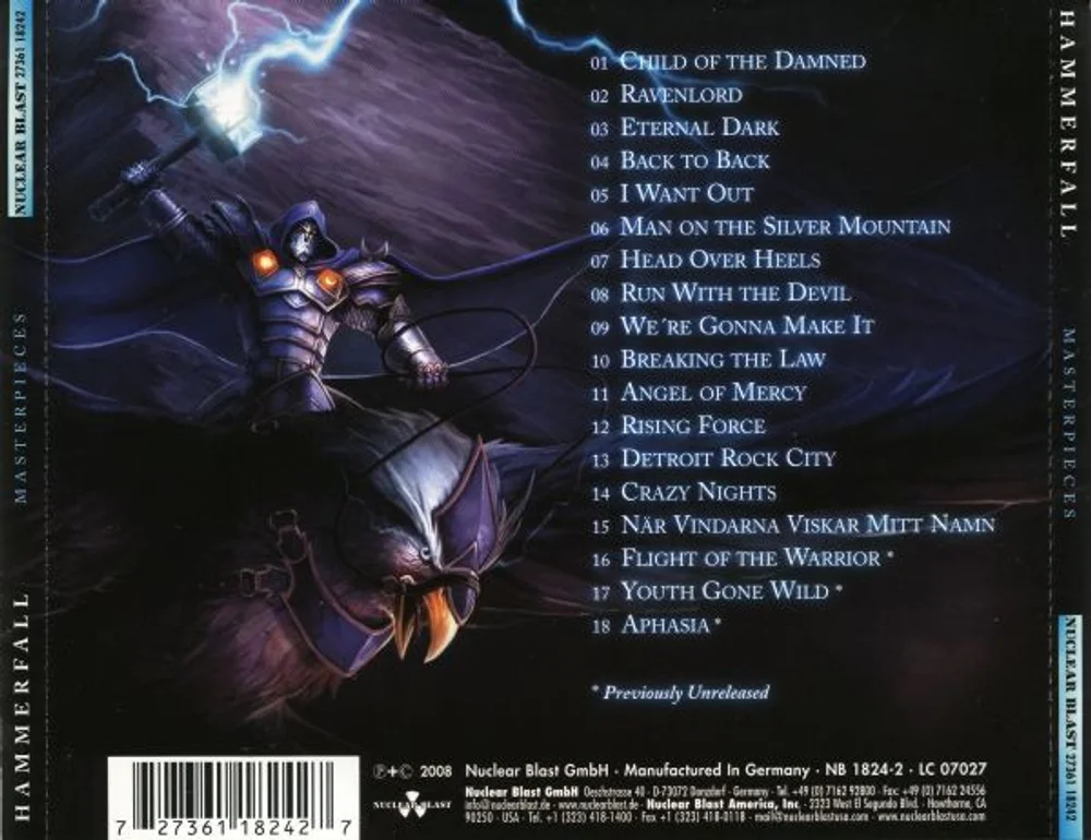HammerFall - Masterpieces (NB 1824-2)