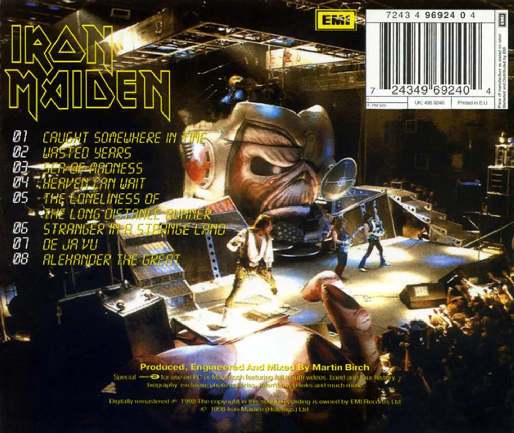 Iron Maiden - Somewhere In Time (7243 4 96924 0 4)