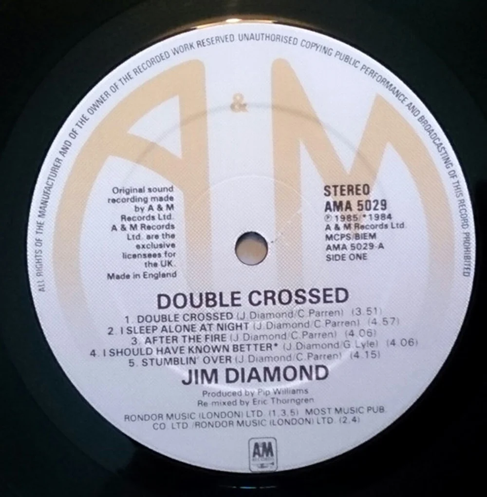 Jim Diamond - Double Crossed (AMA 5029)