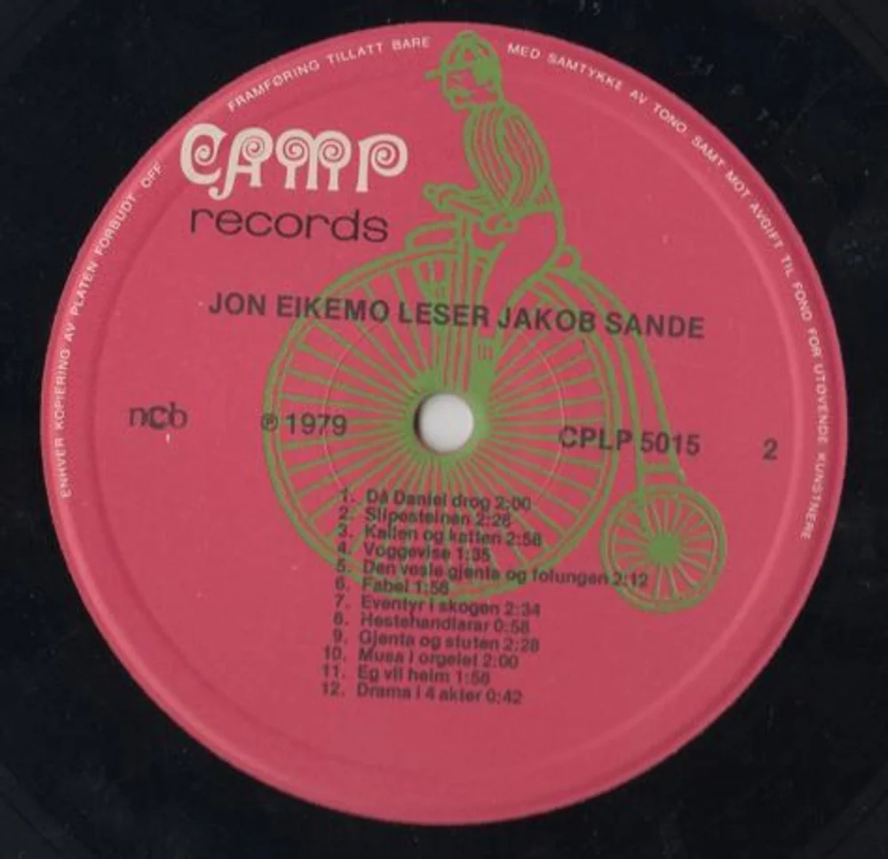 Jon Eikemo - Jon Eikemo Leser Jakob Sande (CPLP 5015)