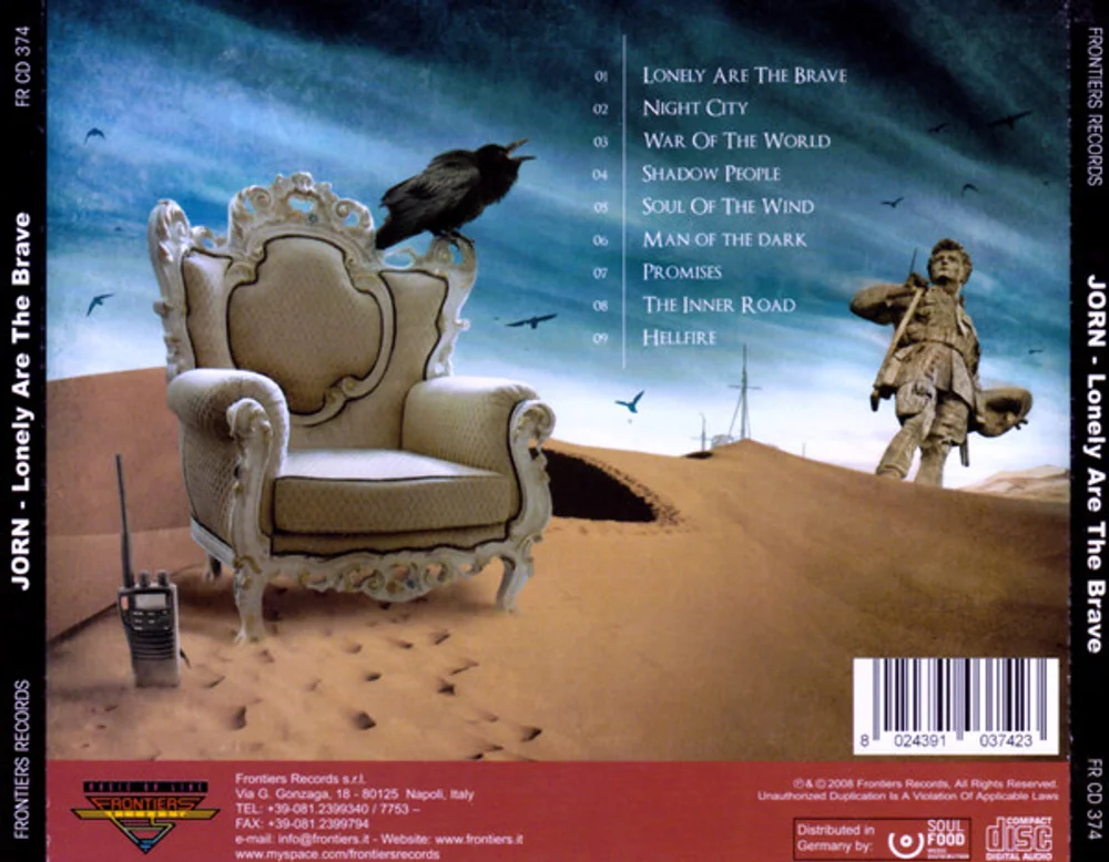Jorn - Lonely Are The Brave (FR)