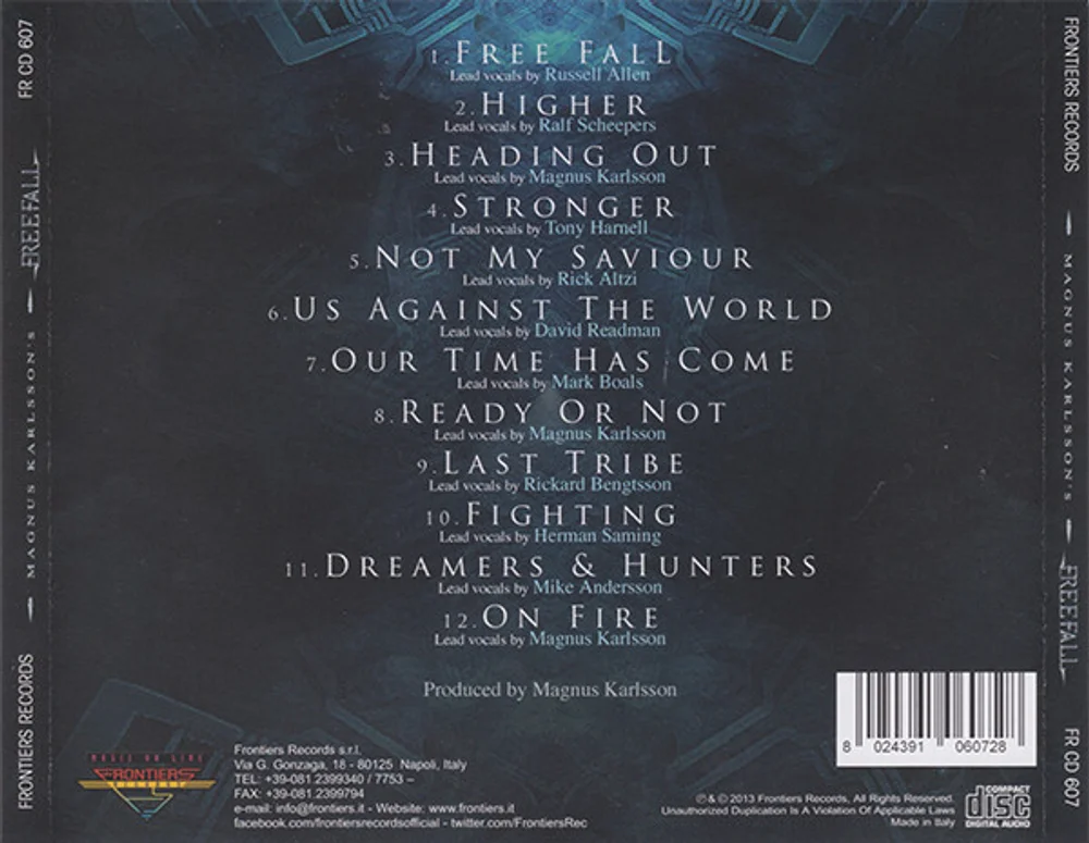 Magnus Karlsson's Free Fall - Magnus Karlsson's Free Fall (FR)