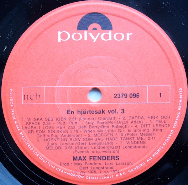 Max Fenders - En Hjärtesak ... 3 (2379 096)