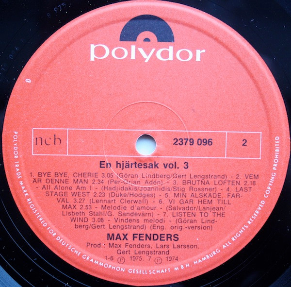 Max Fenders - En Hjärtesak ... 3 (2379 096)