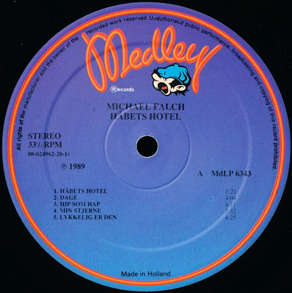 Michael Falch - Håbets Hotel (MDLP 6343)