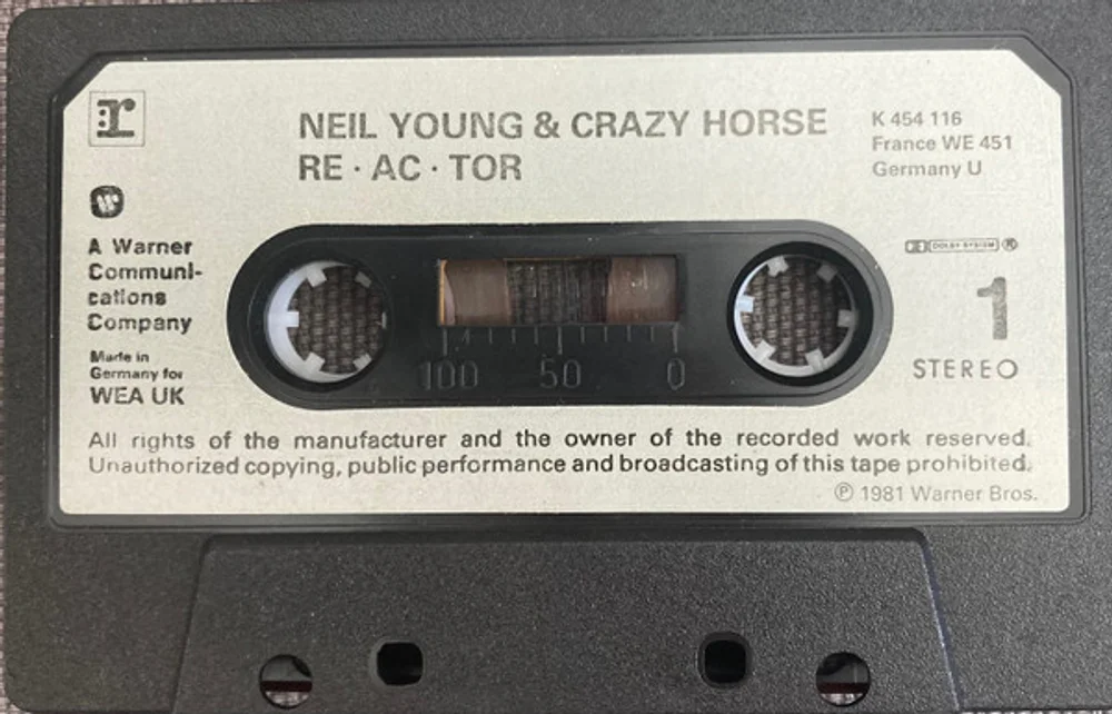 Neil Young & Crazy Horse - Reactor (K 454 116)