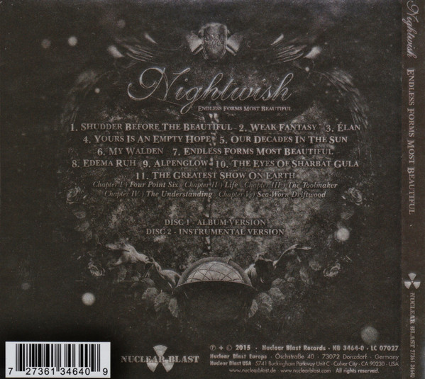 Nightwish - Endless Forms Most Beautiful (NB 3464-0)