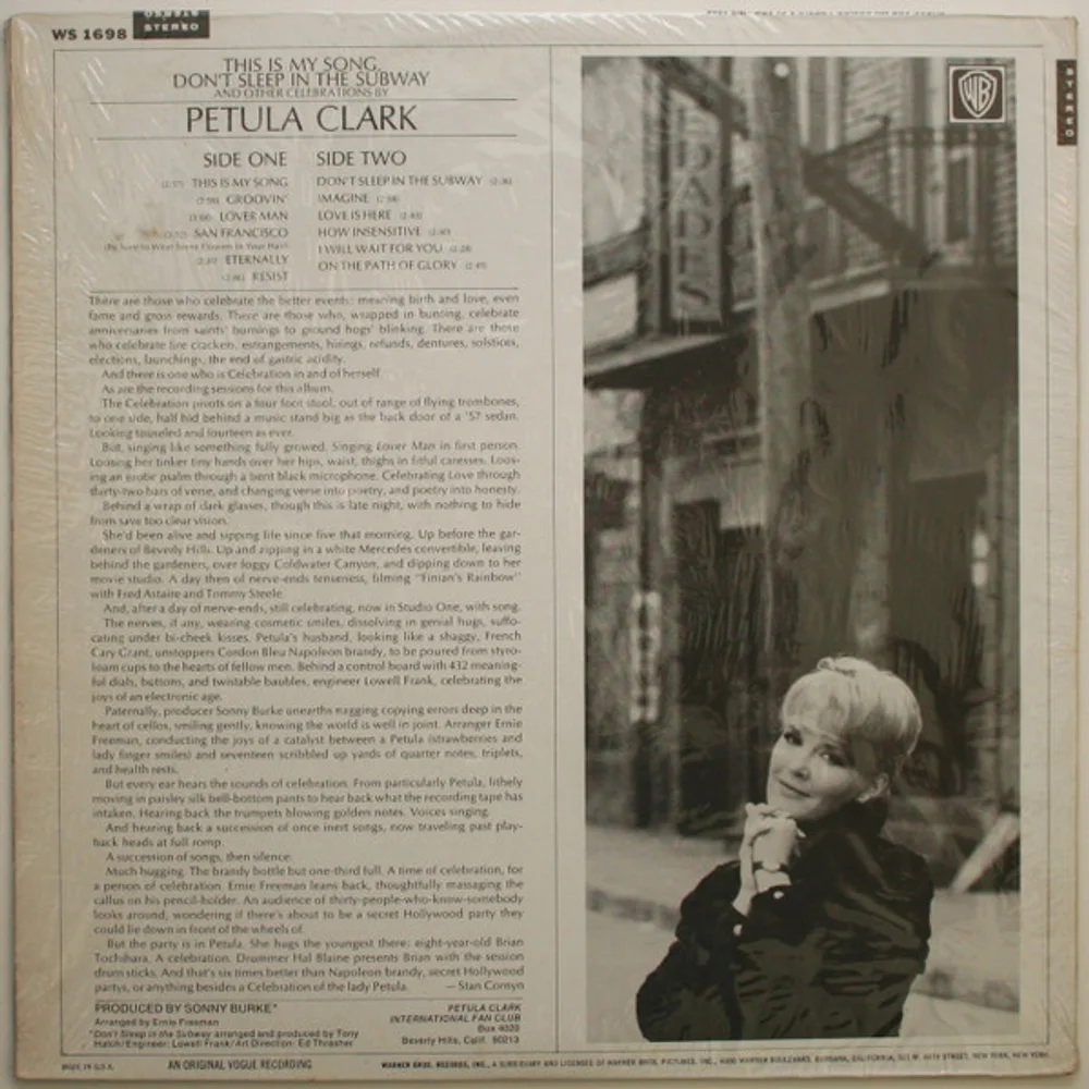 Pet Clark* - These Are My Songs (1698)