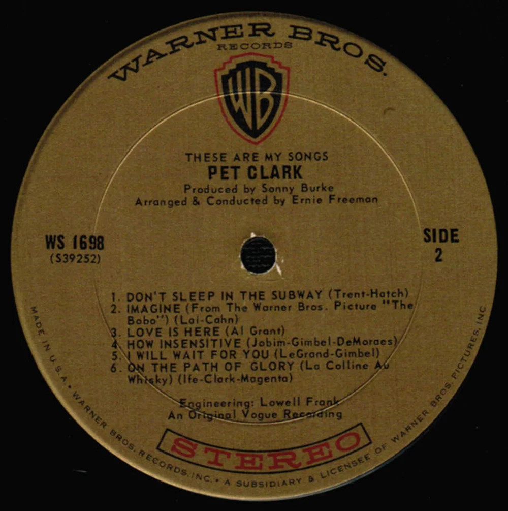 Pet Clark* - These Are My Songs (1698)