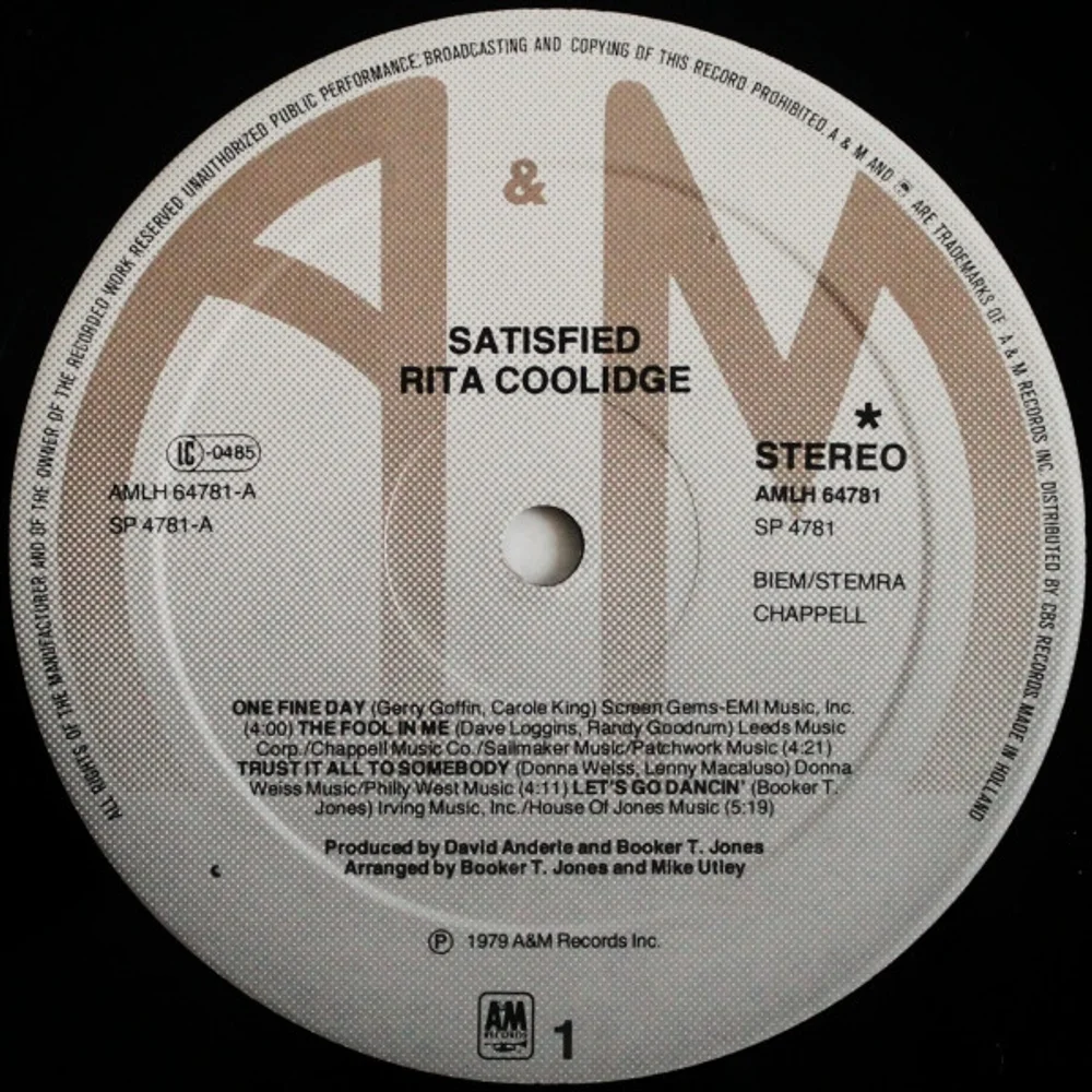 Rita Coolidge - Satisfied (AMLH 64781)