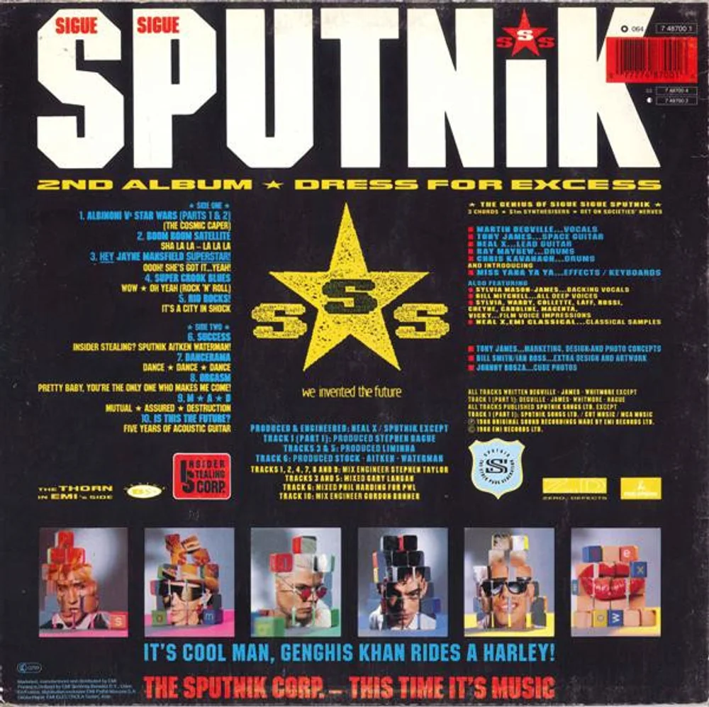 Sigue Sigue Sputnik - Dress For Excess (064 7 48700 1)