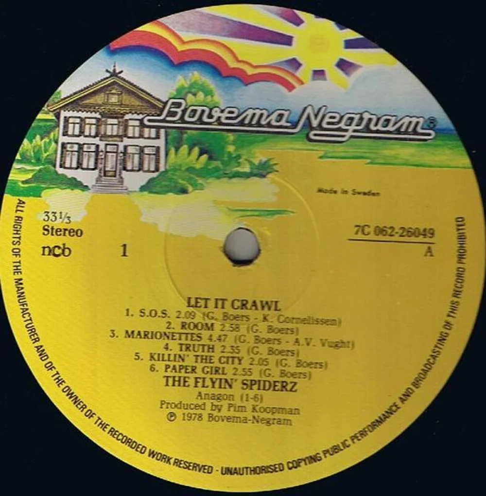The Flyin' Spiderz - Let It Crawl (7C 062-26049)