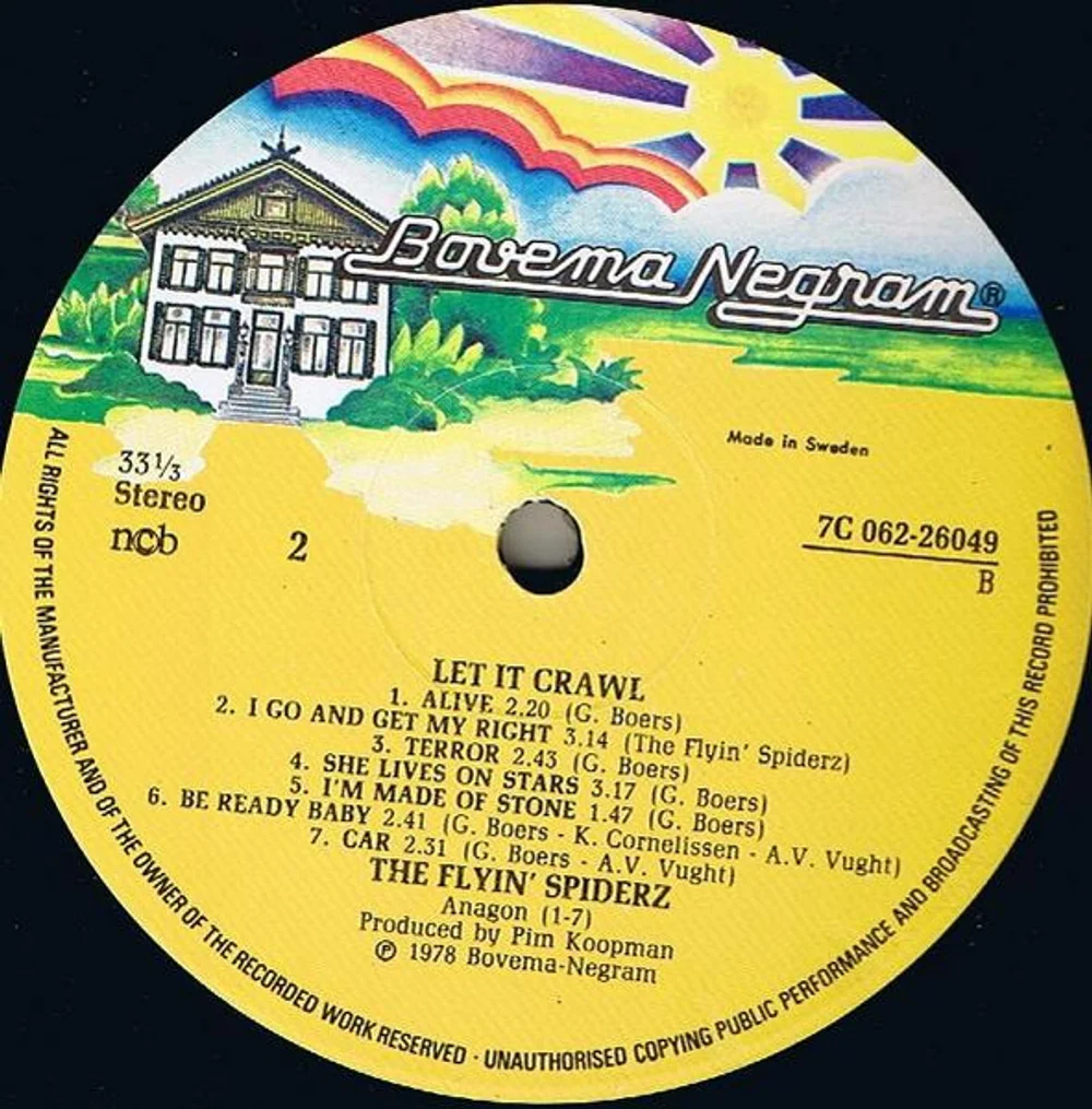 The Flyin' Spiderz - Let It Crawl (7C 062-26049)