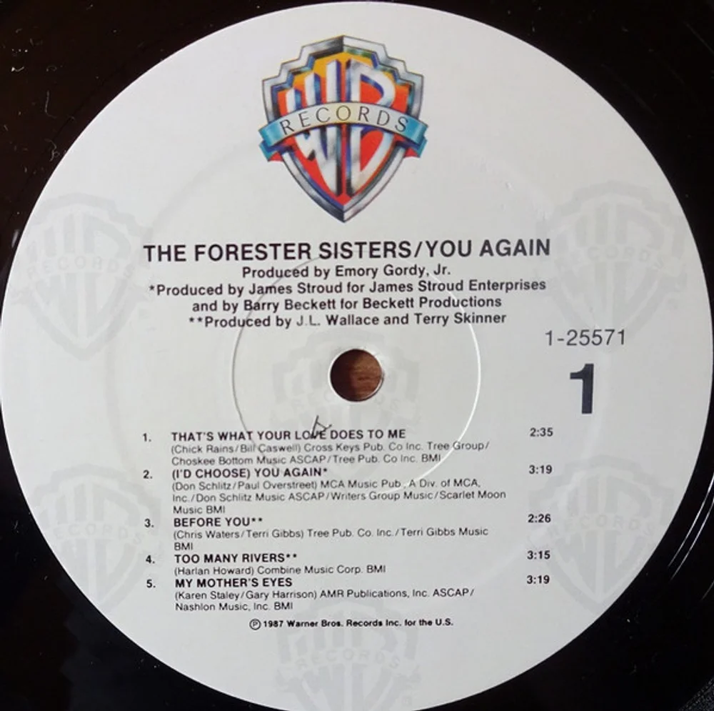 The Forester Sisters - You Again (1-25571)