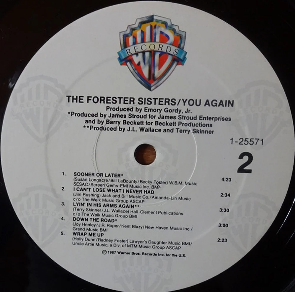 The Forester Sisters - You Again (1-25571)