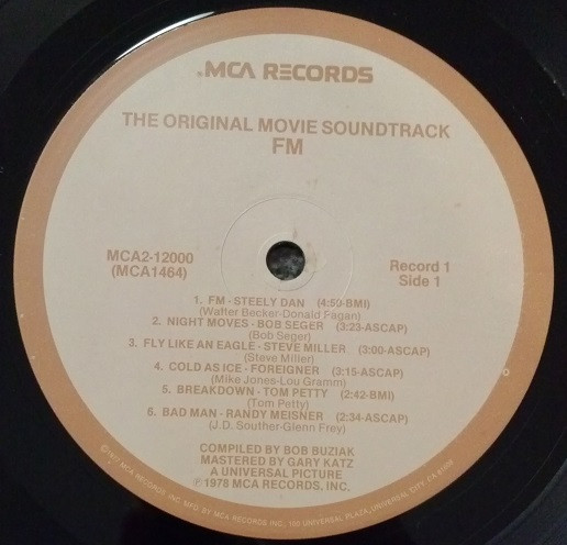 Various - FM • The Original Movie Soundtrack (MCA2-12000)