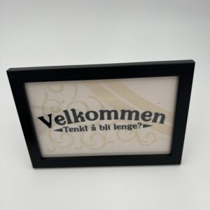 Tenkt å bli lenge Vinyltrykket geriljabroderi