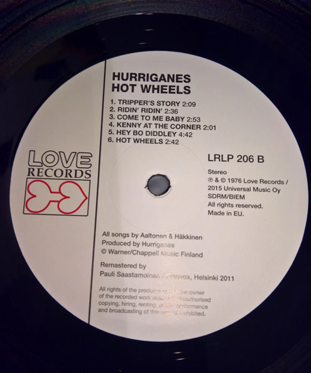 Hurriganes - Hot Wheels (LRLP 206)