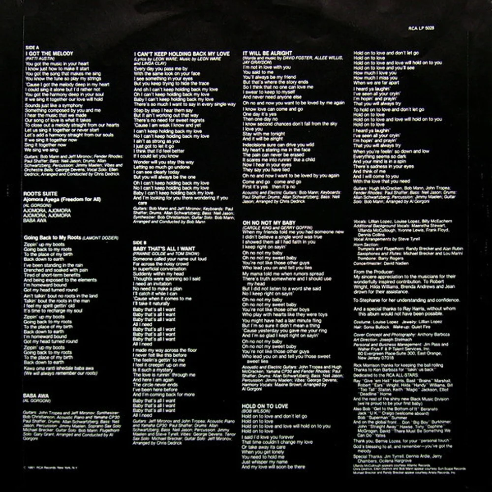 Odyssey - I Got The Melody (RCALP 5028)