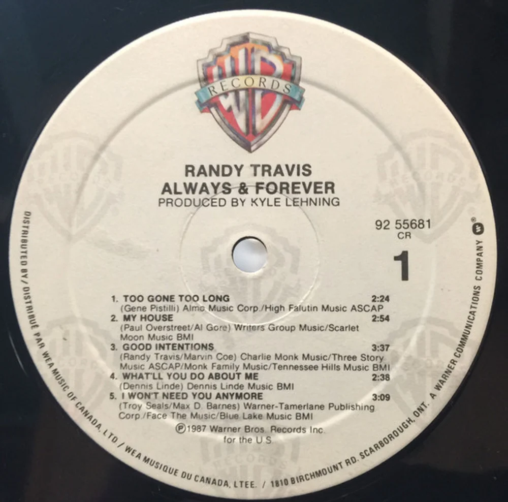 Randy Travis - Always & Forever (92 55681)