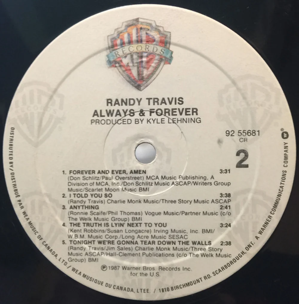 Randy Travis - Always & Forever (92 55681)