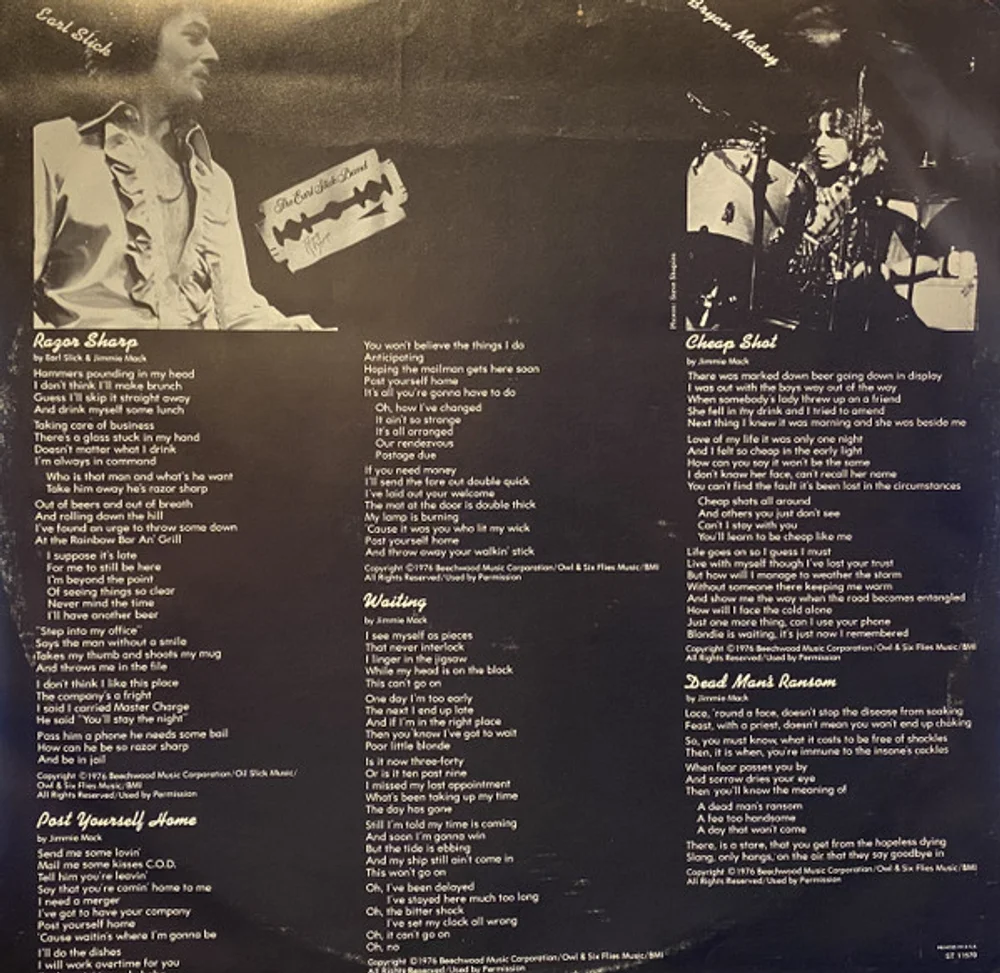 The Earl Slick Band - Razor Sharp (ST-11570)
