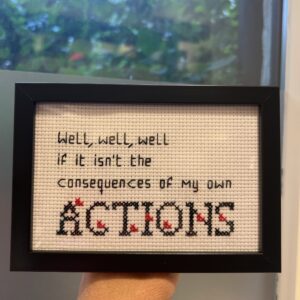 My own actions geriljabroderi