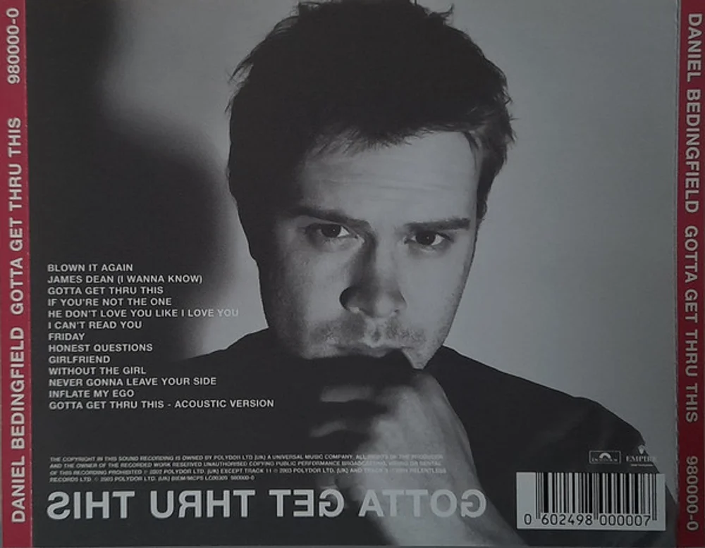 Daniel Bedingfield - Gotta Get Thru This (980000-0)
