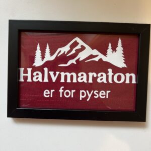 Halvmaraton er for pyser trykk