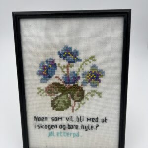 Bli med ut i skogen geriljabroderi