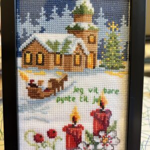 Jul 🎅 jeg vil bare pynte til jul broderi